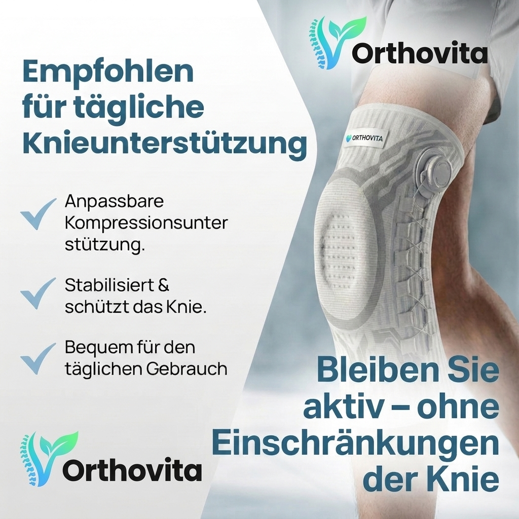 Orthovita Kniebandage – empfohlen für tägliche Knieunterstützung