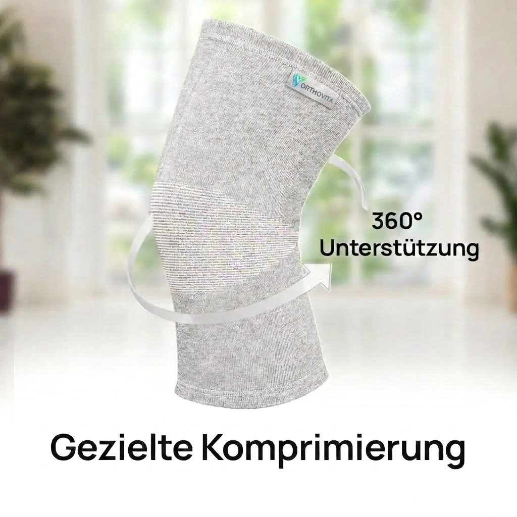 Bambus Kniebandage 360 Grad Unterstützung