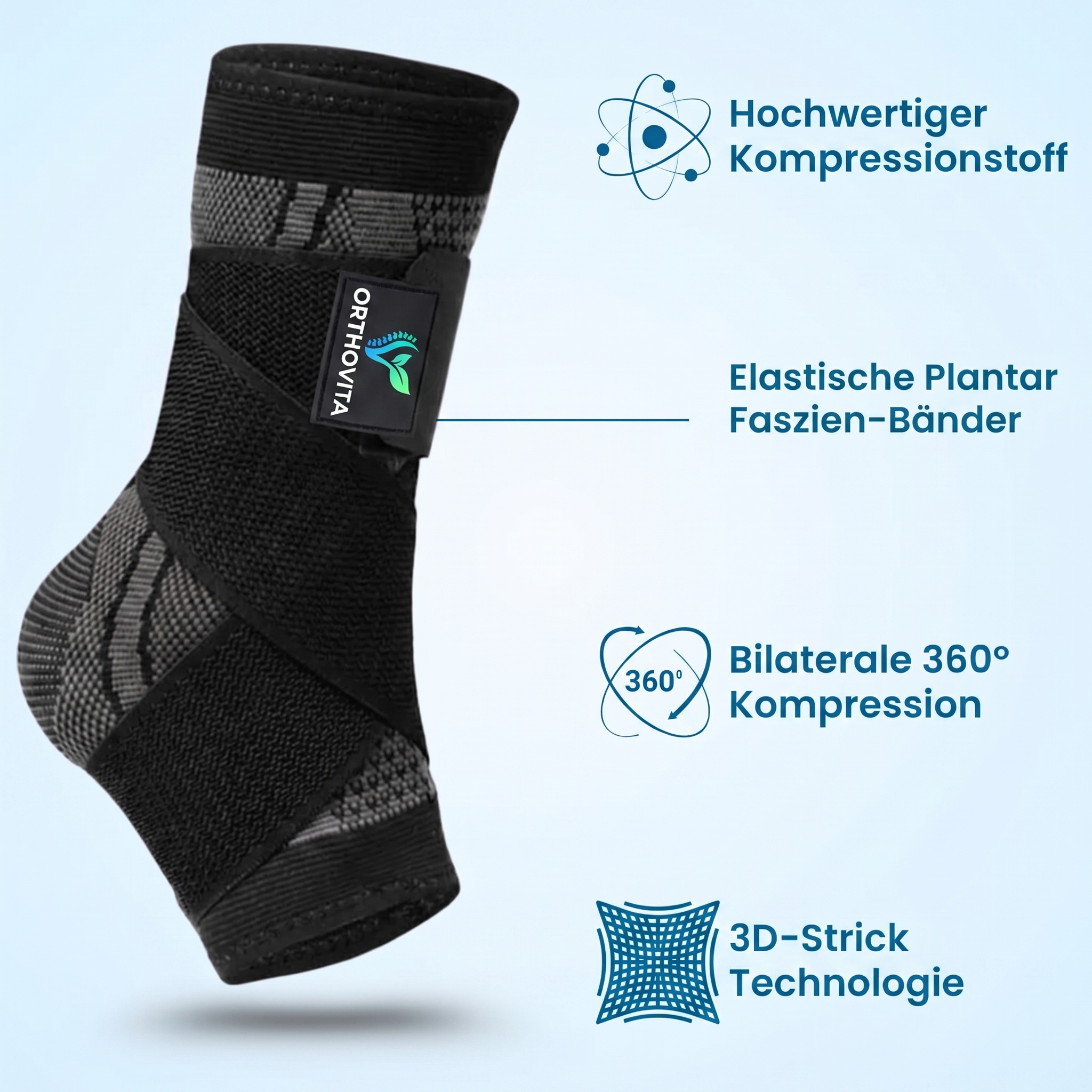 Orthovita Bambus Fußbandage Eigenschaften
