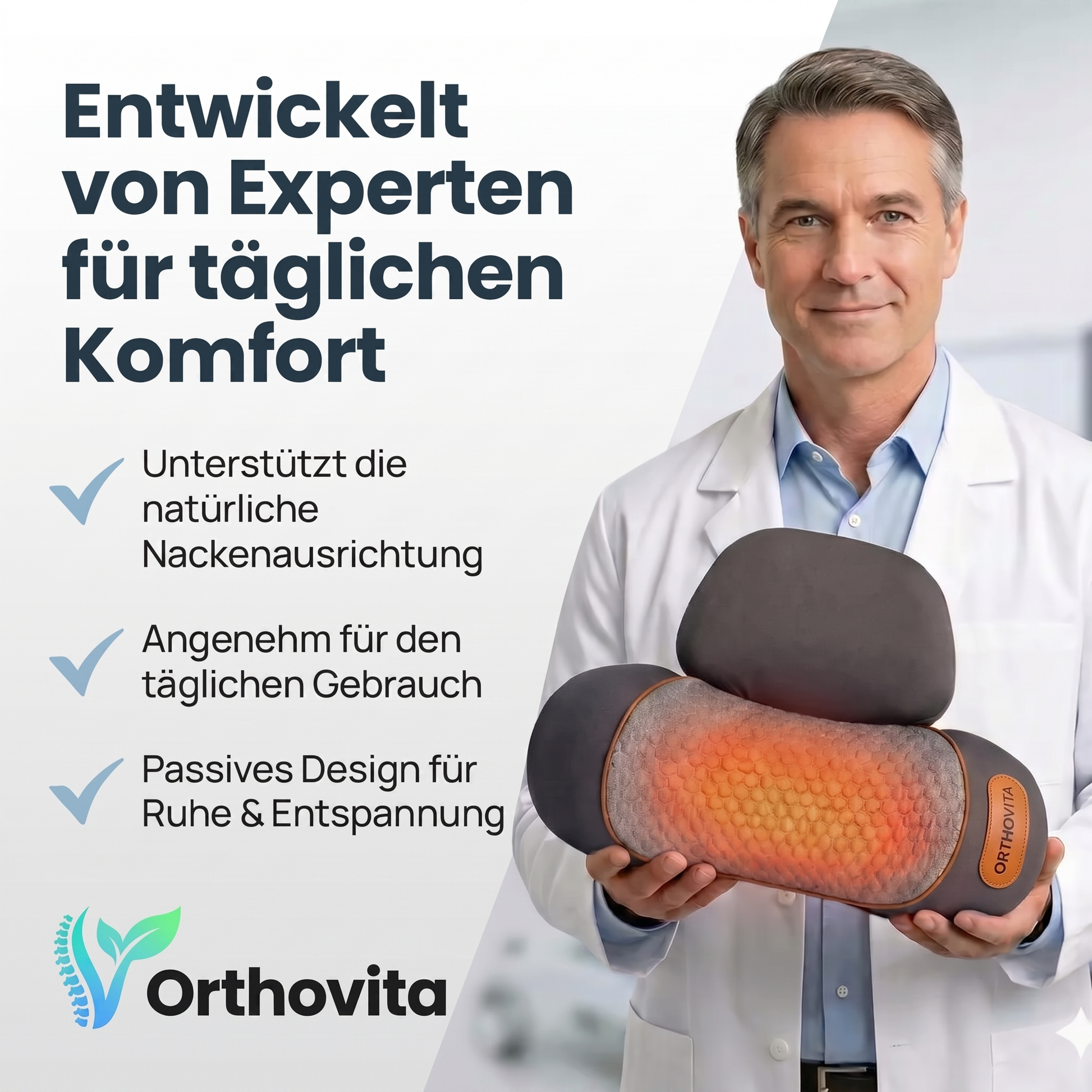 Orthovita Nackenkissen Premium – von Experten für täglichen Komfort entwickelt